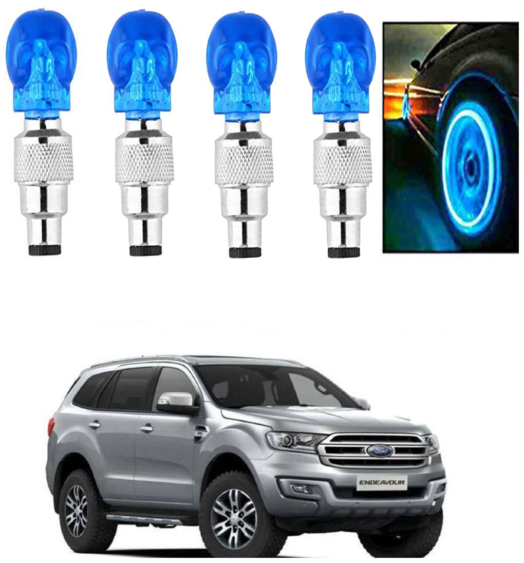 

SHOP4U Car Skull Wheel Tyre LED Light With Motion Sensor for ford endeavour ( Pack of 4 Blue )