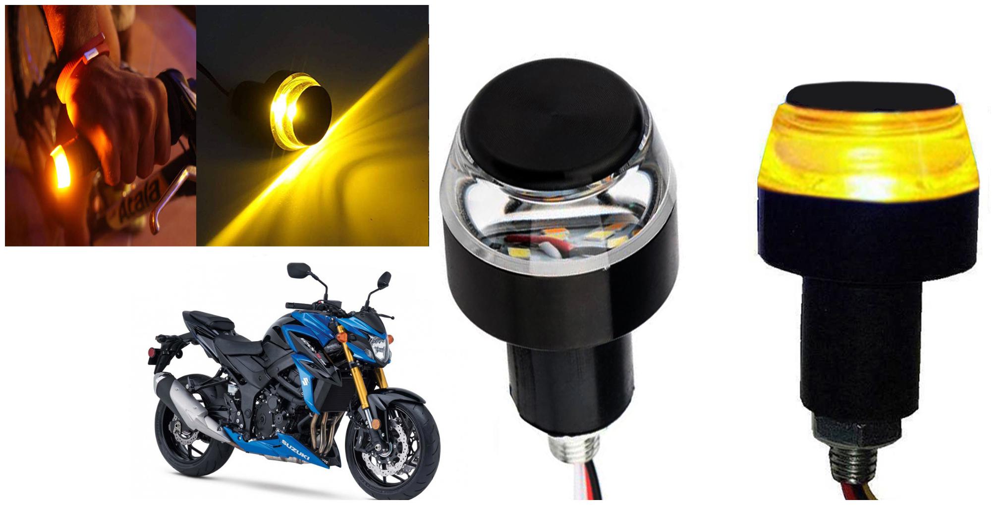

SHOP4U Handlebar LED Turn Signal Indicatorn Dual Bulb for Suzuki GSX S750 ( White and Yellow 2 PCs )