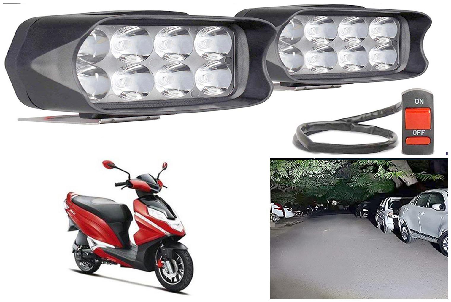 

SHOP4U L21 Shilon 8 LED Fog Lamp Light for Hero Dare ( Free on off Switch )