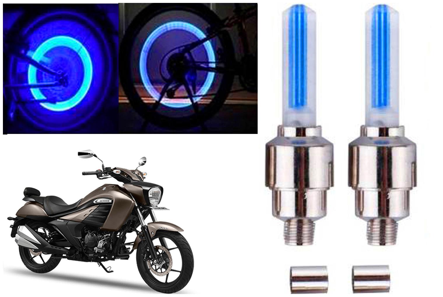 

SHOP4U( Unbranded ) Bike Tyre Blue LED With Motion Sensor Light for Suzuki Intruder