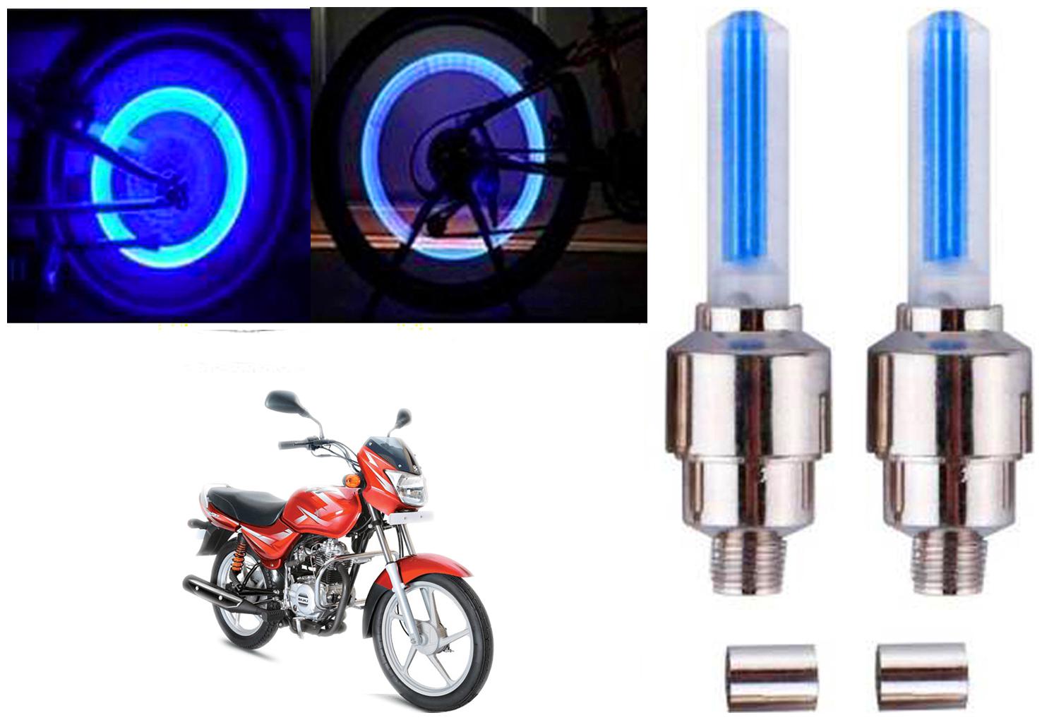 

SHOP4U( Unbranded ) Bike Tyre Blue LED With Motion Sensor Light for Bajaj CT-100