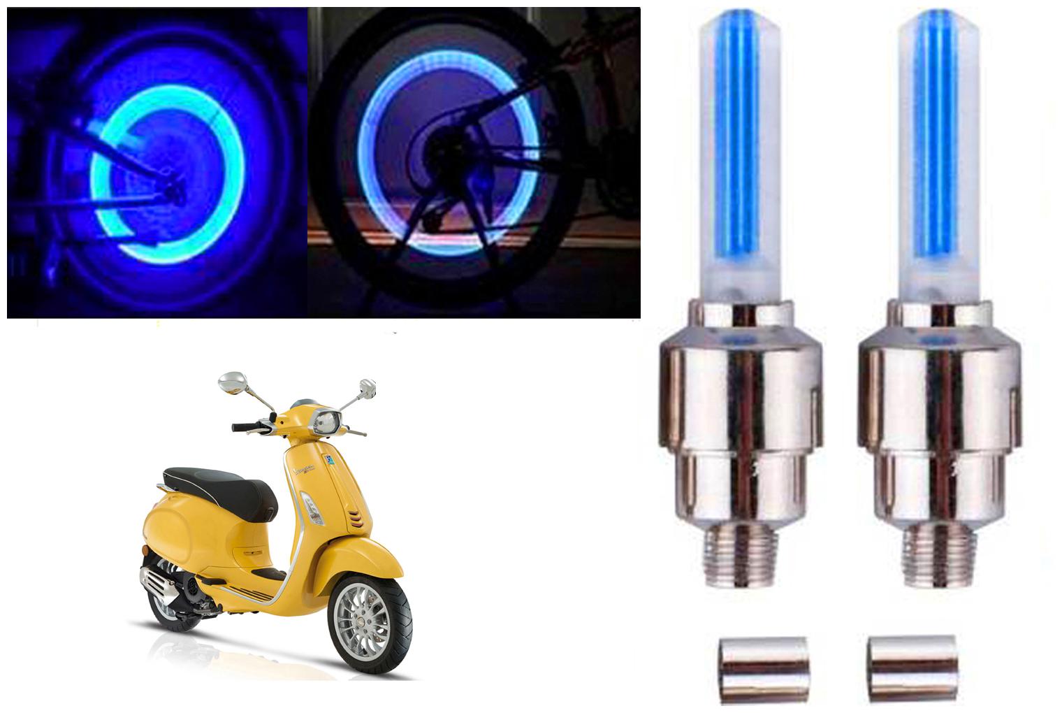 

SHOP4U( Unbranded ) Bike Tyre Blue LED With Motion Sensor Light for Piaggio Vespa Elegante 150