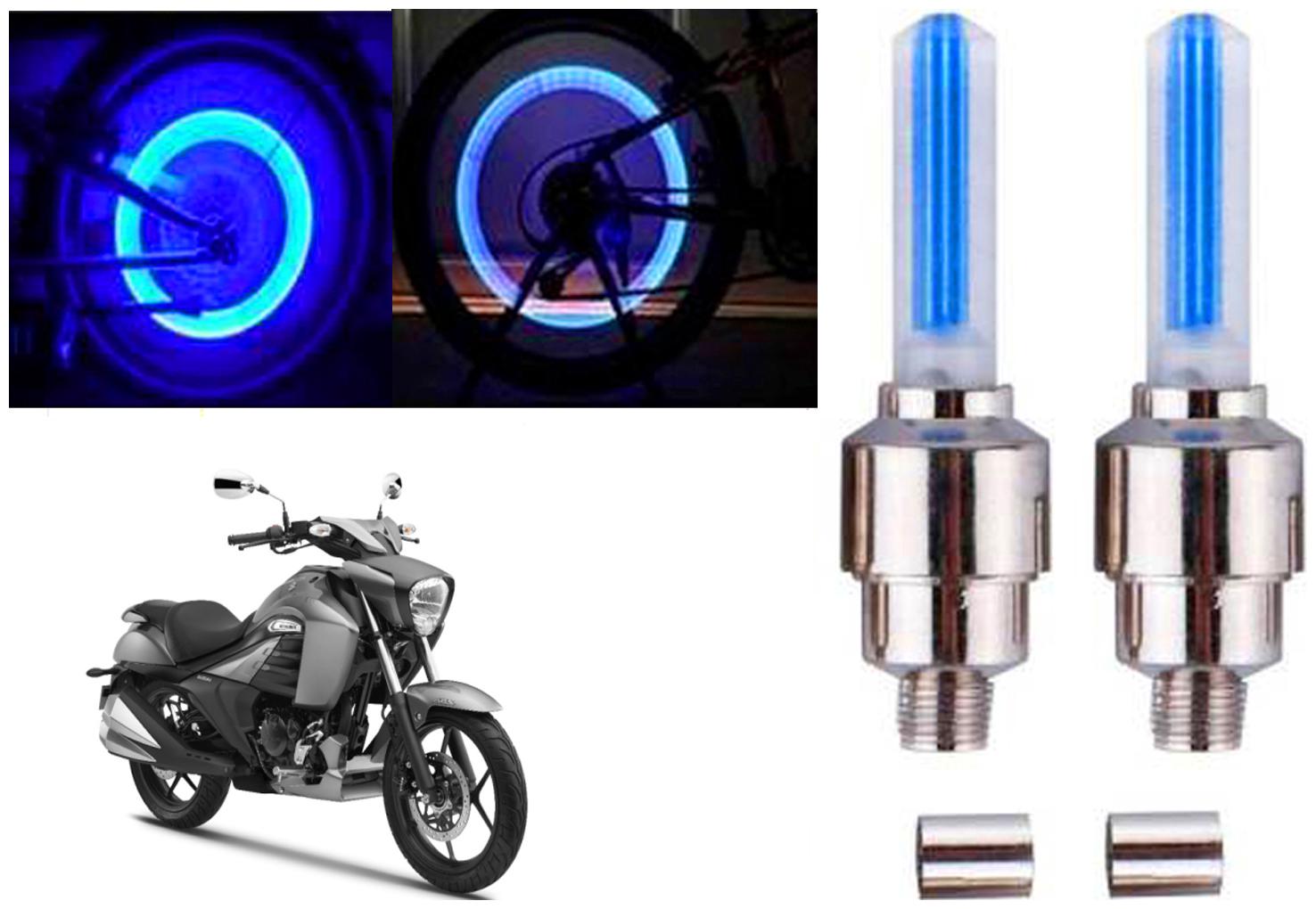 

SHOP4U( Unbranded ) Bike Tyre Blue LED With Motion Sensor Light for Suzuki Intruder 150