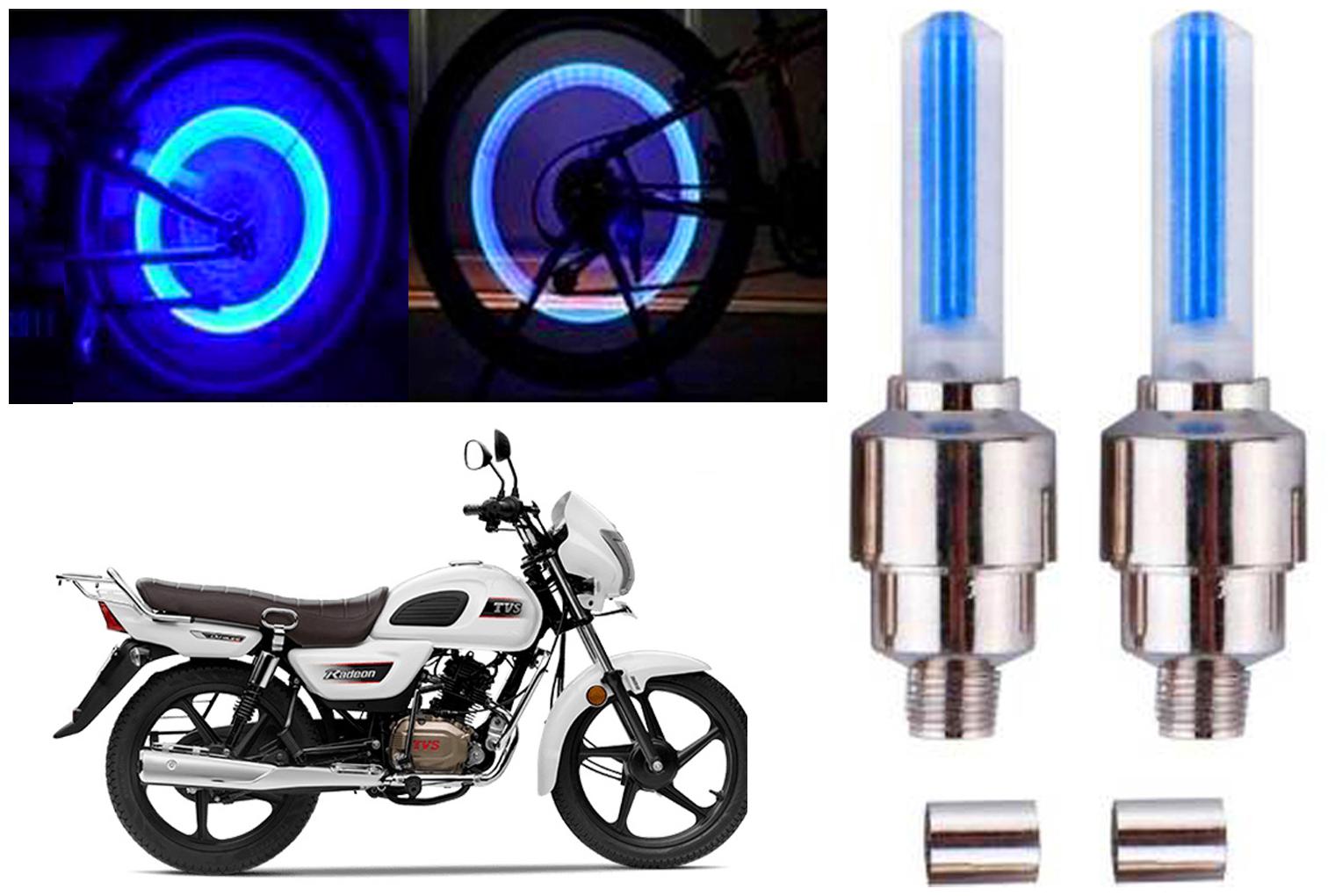 

SHOP4U( Unbranded ) Bike Tyre Blue LED With Motion Sensor Light for TVS Radeon