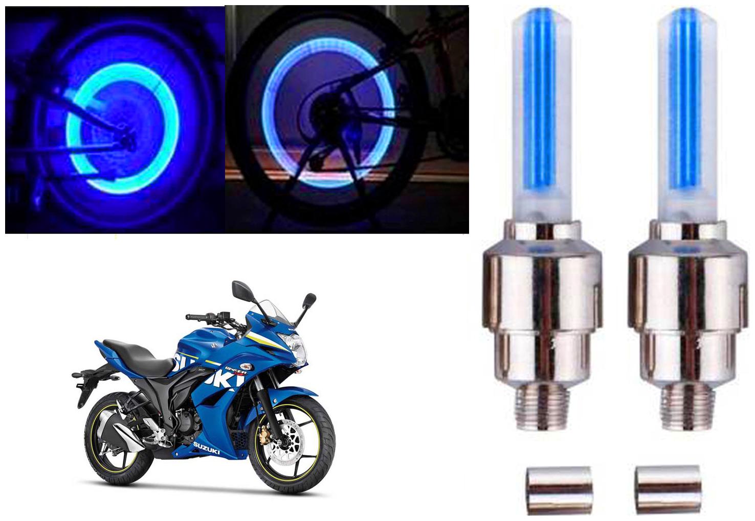 

SHOP4U( Unbranded ) Bike Tyre Blue LED With Motion Sensor Light for Suzuki Gixxer 250