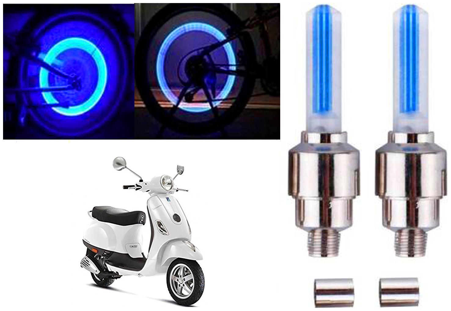 

SHOP4U( Unbranded ) Bike Tyre Blue LED With Motion Sensor Light for Piaggio Vespa LX 125