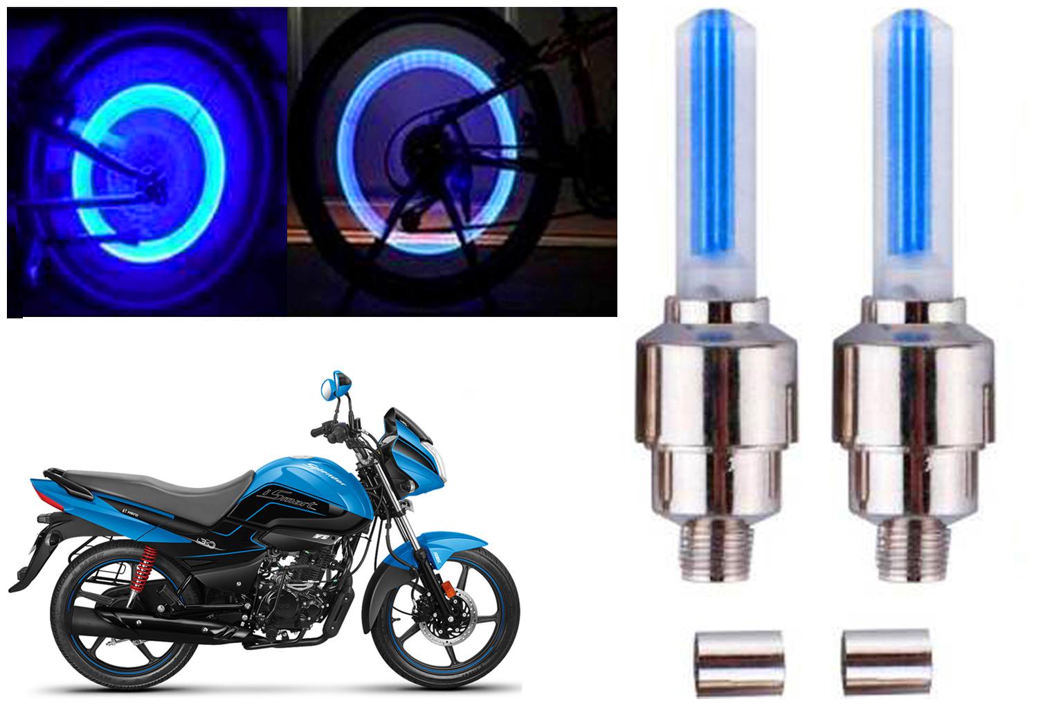 

SHOP4U( Unbranded ) Bike Tyre Blue LED With Motion Sensor Light for Hero Splendor iSmart BS4