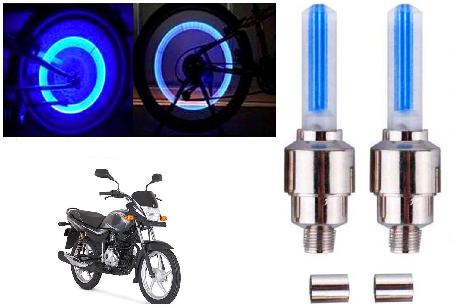 

SHOP4U( Unbranded ) Bike Tyre Blue LED With Motion Sensor Light for Bajaj Platina Comfertec