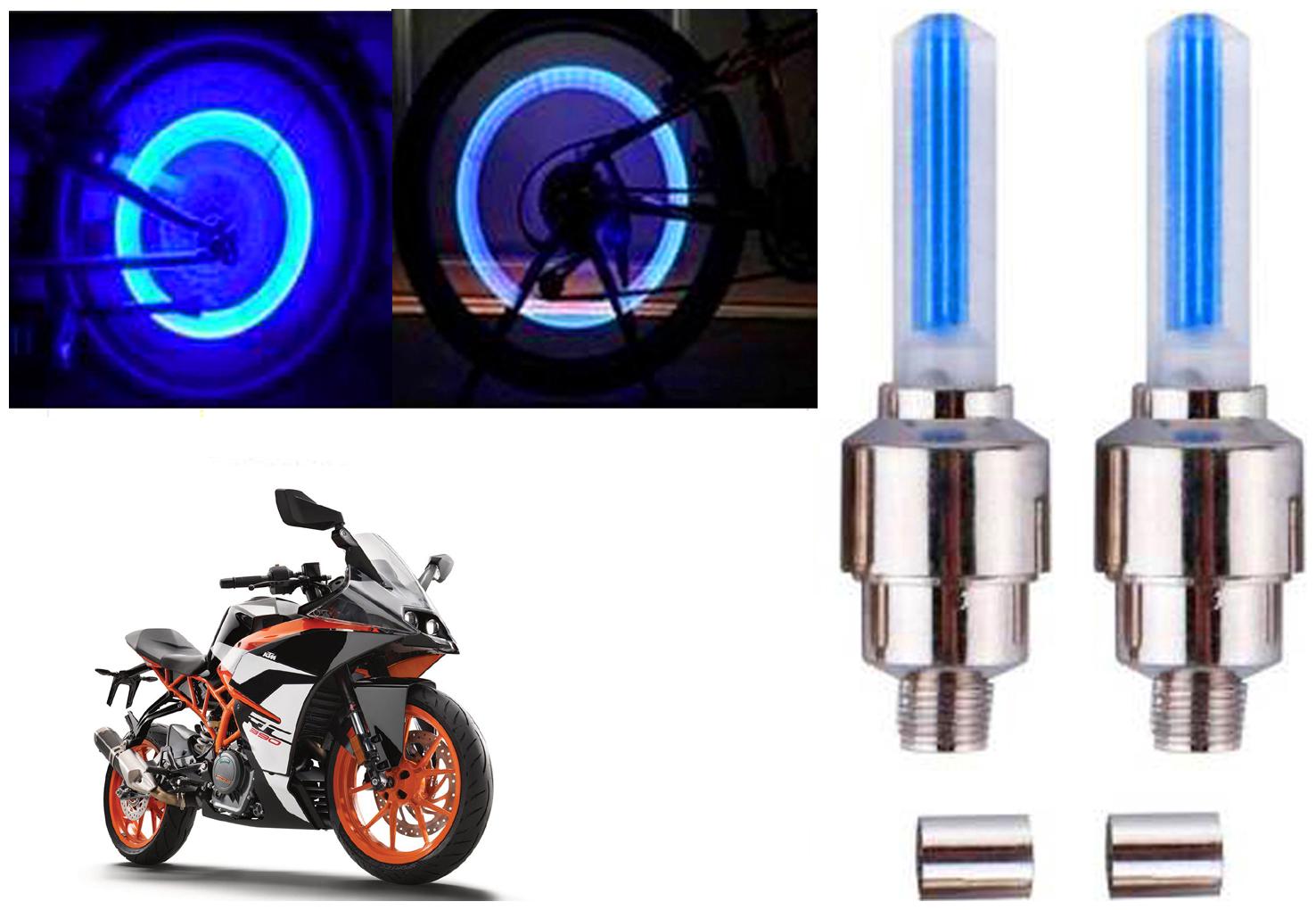 

SHOP4U( Unbranded ) Bike Tyre Blue LED With Motion Sensor Light for KTM RC 390