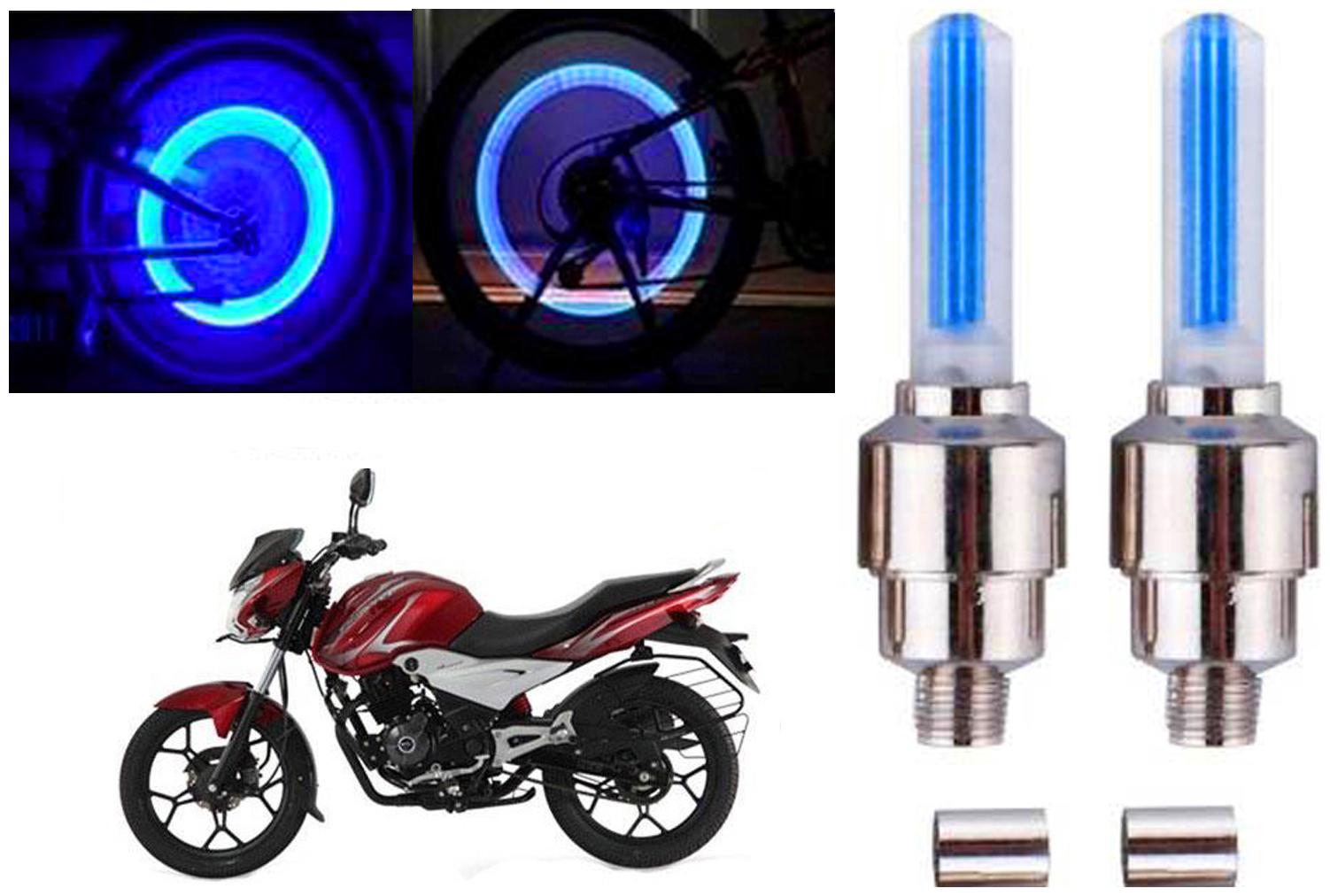

SHOP4U( Unbranded ) Bike Tyre Blue LED With Motion Sensor Light for Bajaj Discover 100T