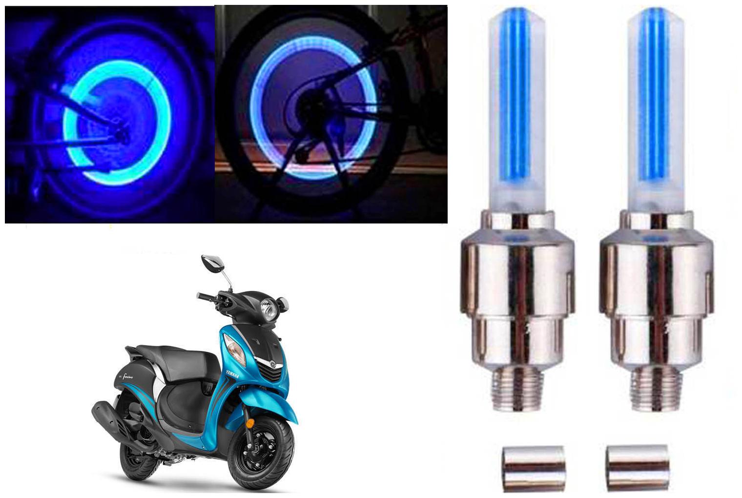 

SHOP4U( Unbranded ) Bike Tyre Blue LED With Motion Sensor Light for Yamaha Fascino