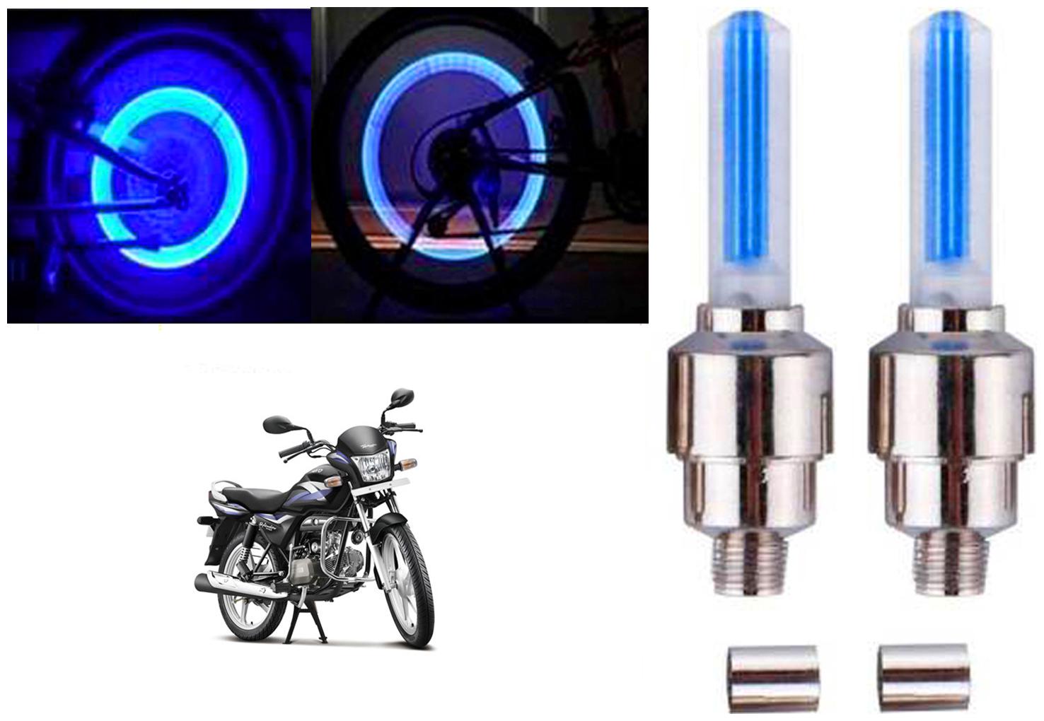 

SHOP4U( Unbranded ) Bike Tyre Blue LED With Motion Sensor Light for Hero Super Splendor