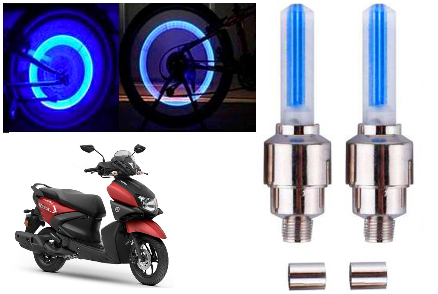 

SHOP4U( Unbranded ) Bike Tyre Blue LED With Motion Sensor Light for Yamaha RayZR 125