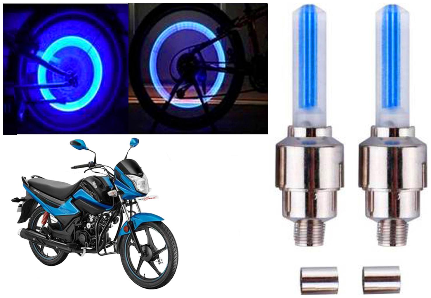 

SHOP4U( Unbranded ) Bike Tyre Blue LED With Motion Sensor Light for Hero Splendor iSmart BS6
