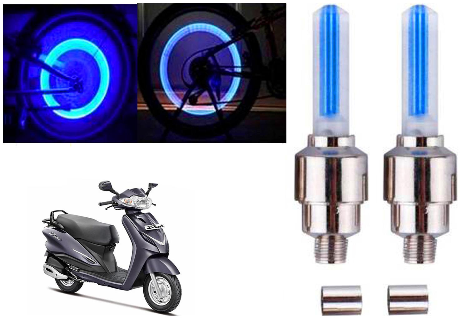 

SHOP4U( Unbranded ) Bike Tyre Blue LED With Motion Sensor Light for Hero Duet