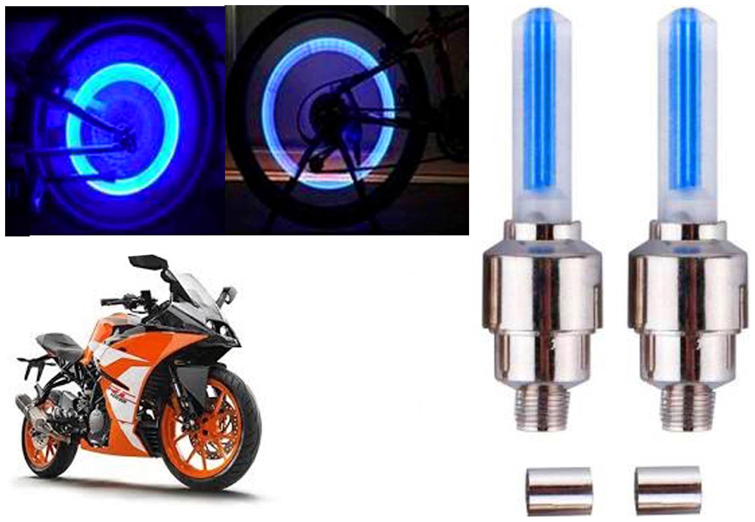 

SHOP4U( Unbranded ) Bike Tyre Blue LED With Motion Sensor Light for KTM RC 125