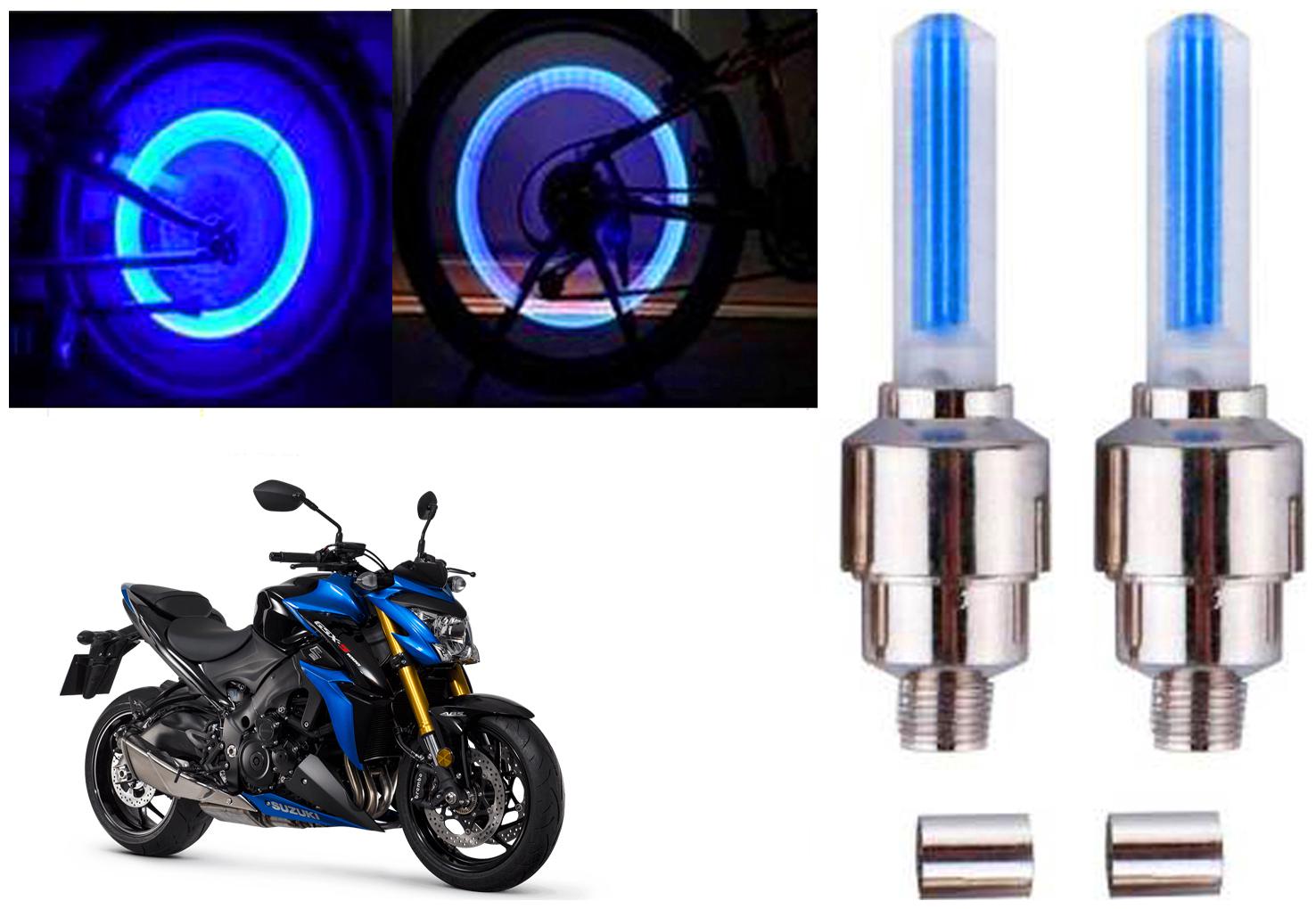 

SHOP4U( Unbranded ) Bike Tyre Blue LED With Motion Sensor Light for Suzuki GSX S1000