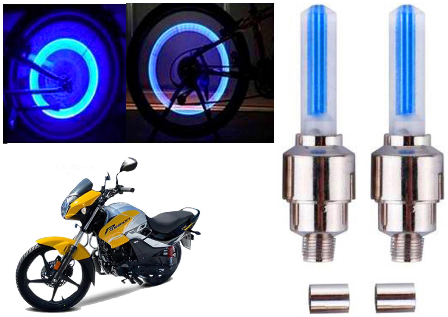 

SHOP4U( Unbranded ) Bike Tyre Blue LED With Motion Sensor Light for Hero Passion Pro 110
