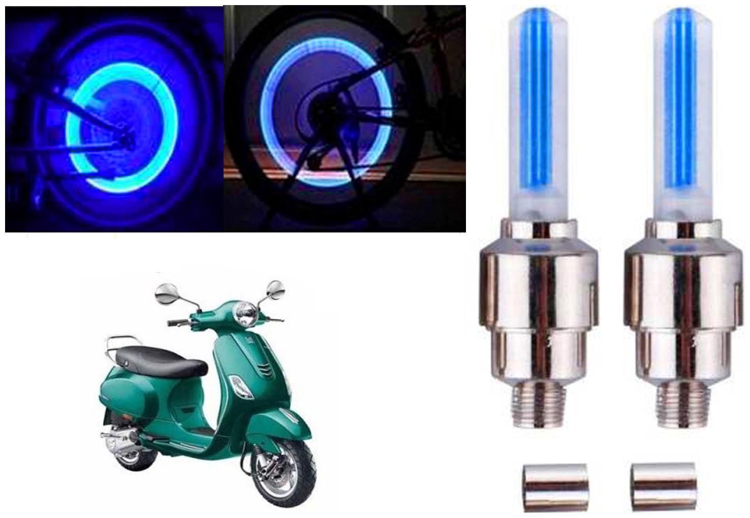 

SHOP4U( Unbranded ) Bike Tyre Blue LED With Motion Sensor Light for Piaggio Vespa VXL 150