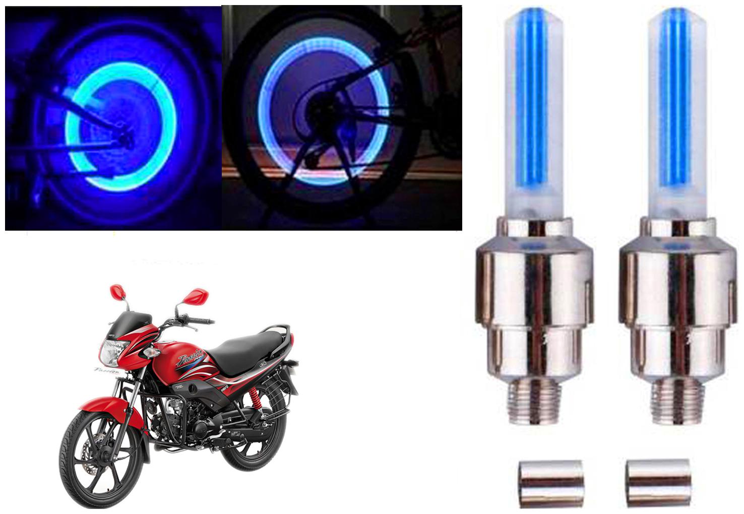 

SHOP4U( Unbranded ) Bike Tyre Blue LED With Motion Sensor Light for Hero Passion Pro