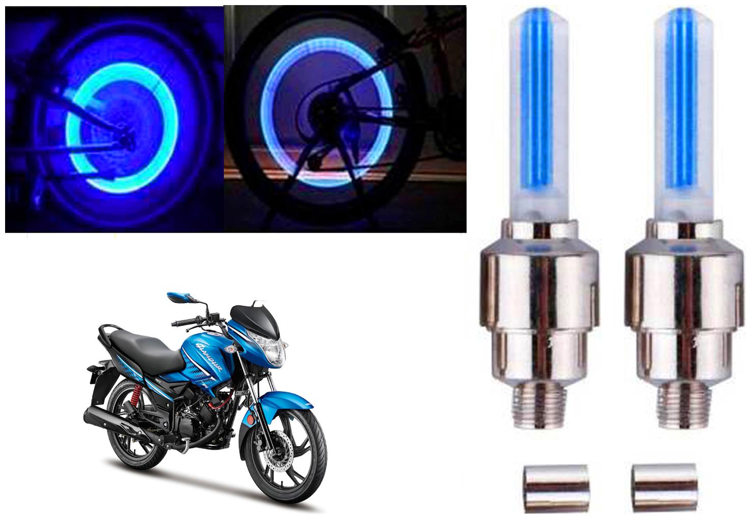 

SHOP4U( Unbranded ) Bike Tyre Blue LED With Motion Sensor Light for Hero Glamour