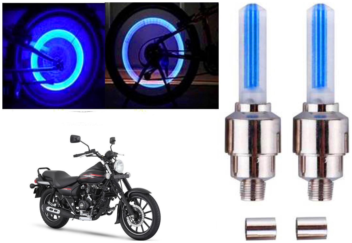 

SHOP4U( Unbranded ) Bike Tyre Blue LED With Motion Sensor Light for Bajaj Avenger Street 220