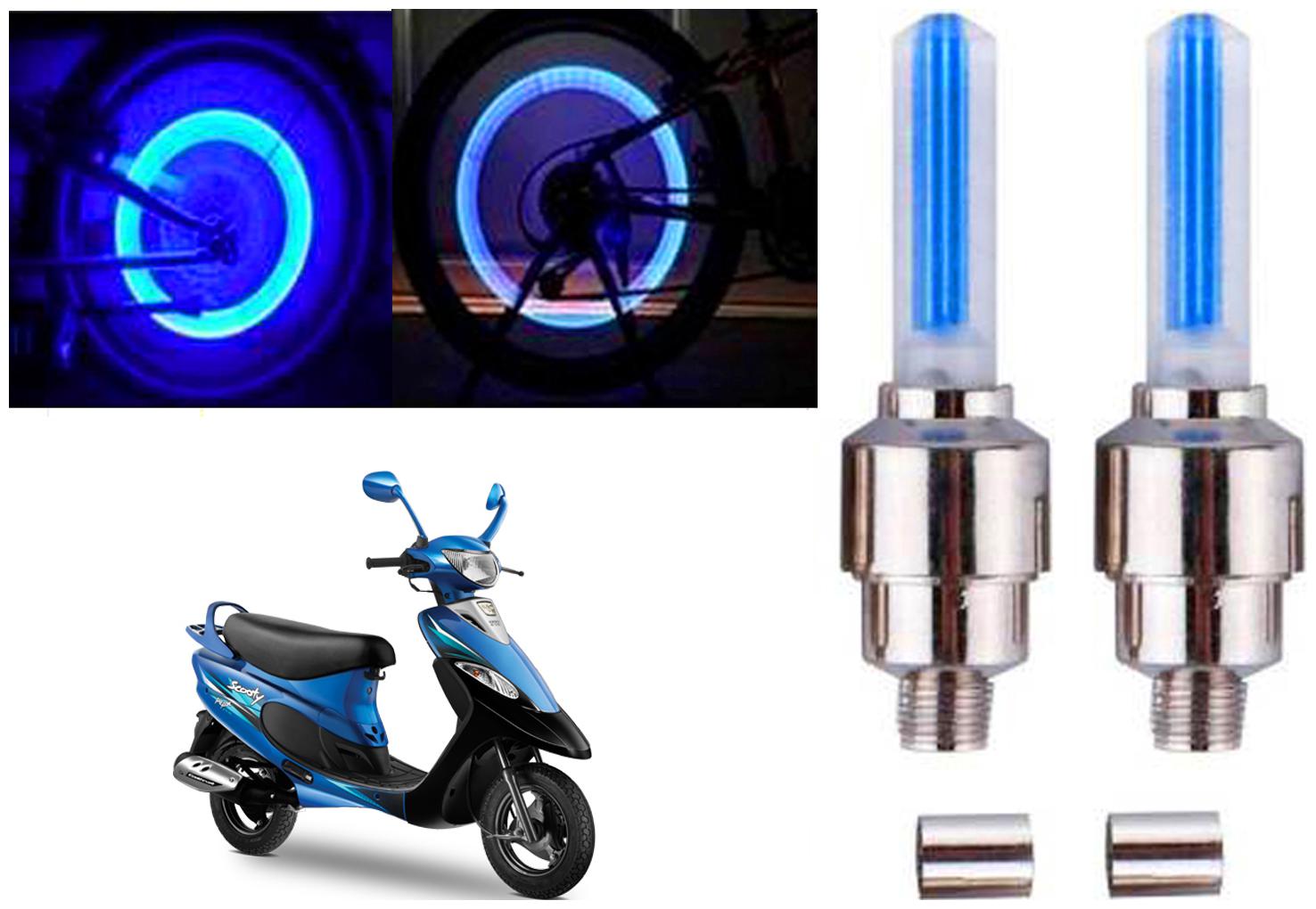

SHOP4U( Unbranded ) Bike Tyre Blue LED With Motion Sensor Light for TVS Scooty PEP Plus