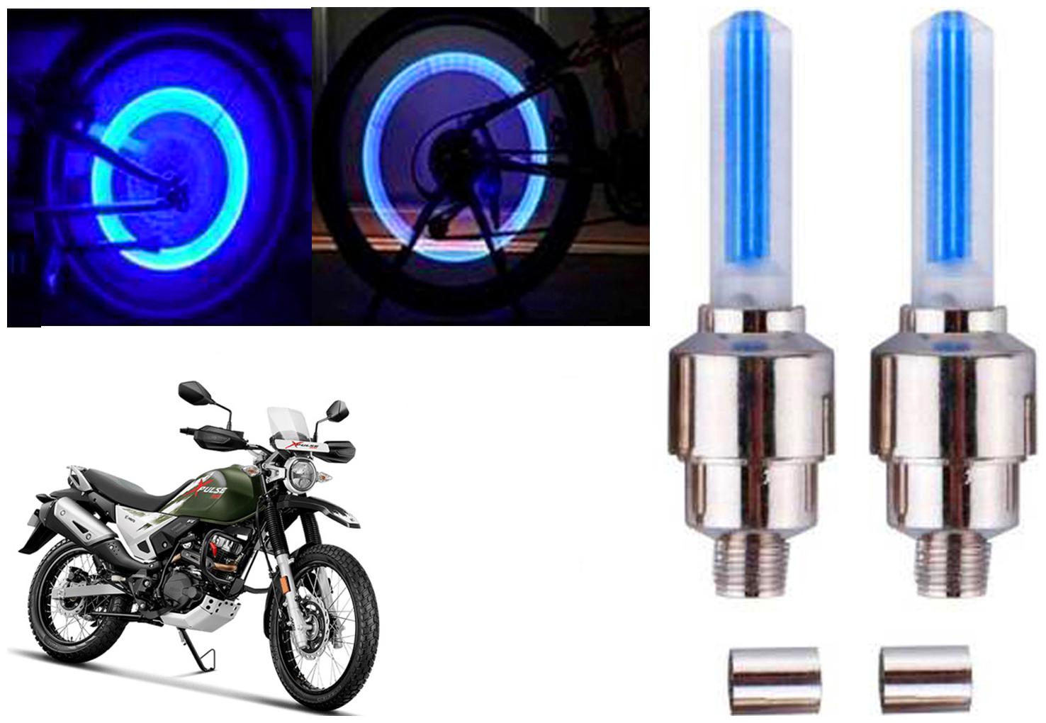 

SHOP4U( Unbranded ) Bike Tyre Blue LED With Motion Sensor Light for Hero XPulse 200