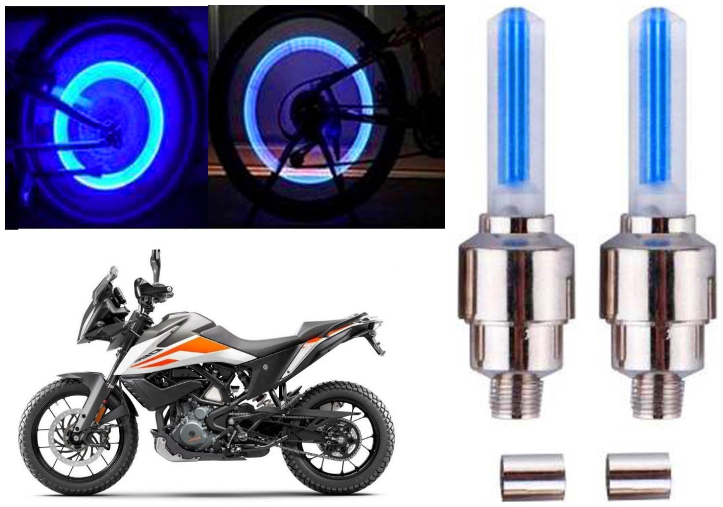 

SHOP4U( Unbranded ) Bike Tyre Blue LED With Motion Sensor Light for KTM 390 Adventure
