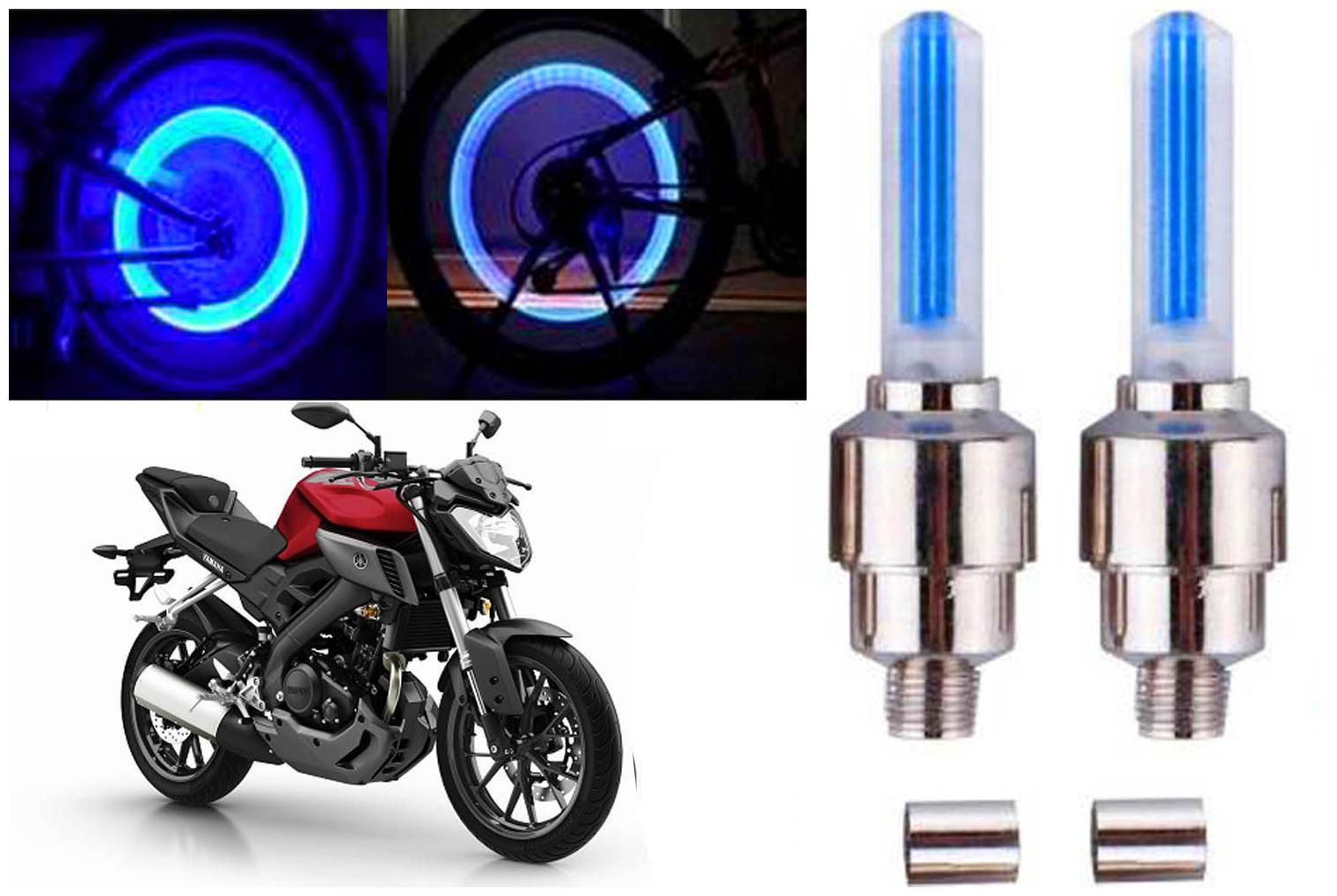 

SHOP4U( Unbranded ) Bike Tyre Blue LED With Motion Sensor Light for YAMAHA MT-03
