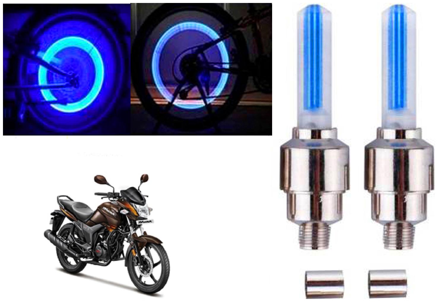 

SHOP4U( Unbranded ) Bike Tyre Blue LED With Motion Sensor Light for Hero Hunk