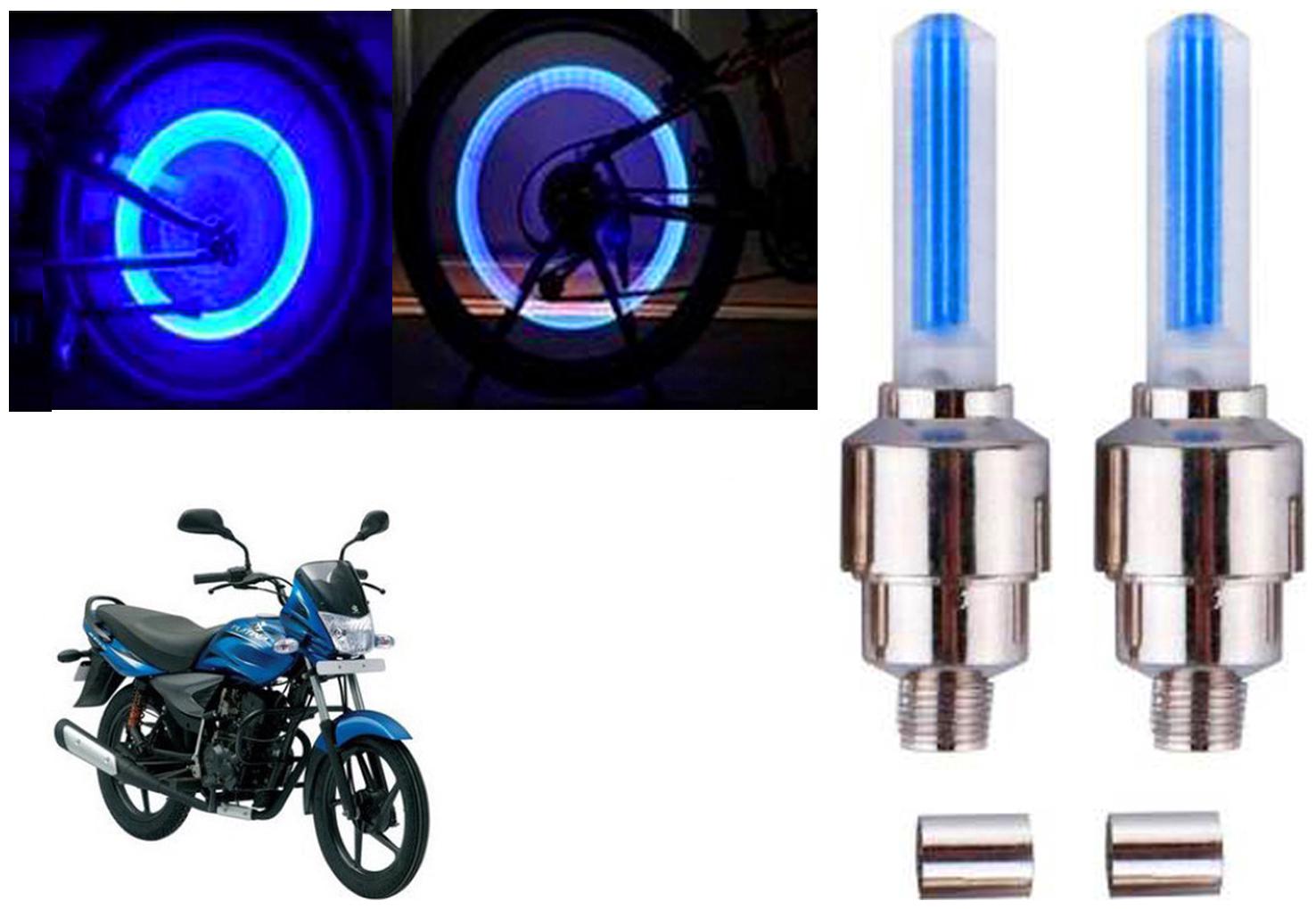 

SHOP4U( Unbranded ) Bike Tyre Blue LED With Motion Sensor Light for Bajaj Platina 125