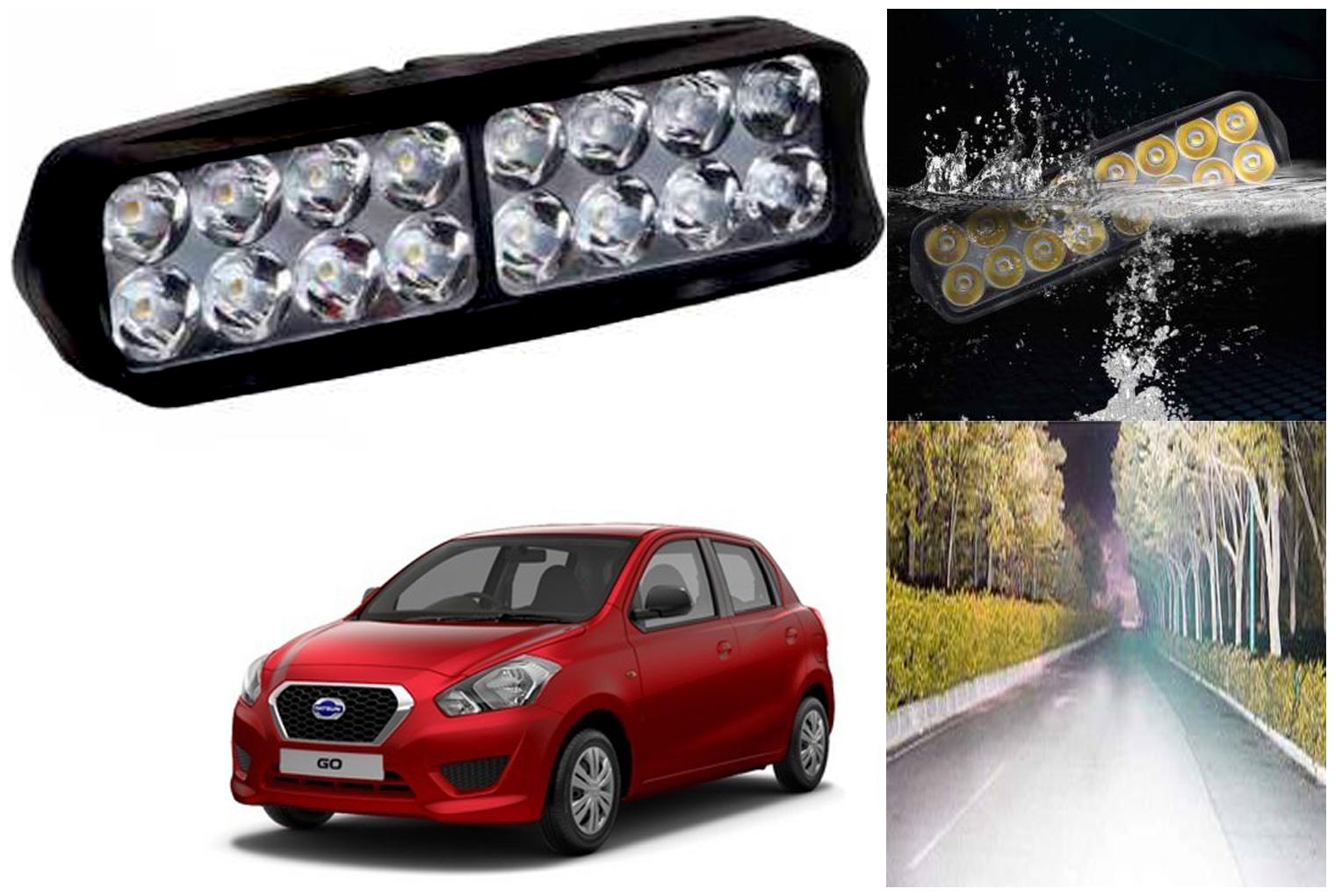 

SHOP4U Waterproof 16 LED Fog Light Head Lamp for Datsun Go ( Set of 1 )