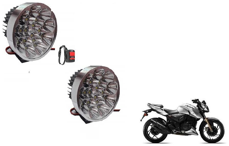 

Skynex 18 Led Latest Fog Lamp assembly Set of 2 For TVS Apache RTR 180(ABS)