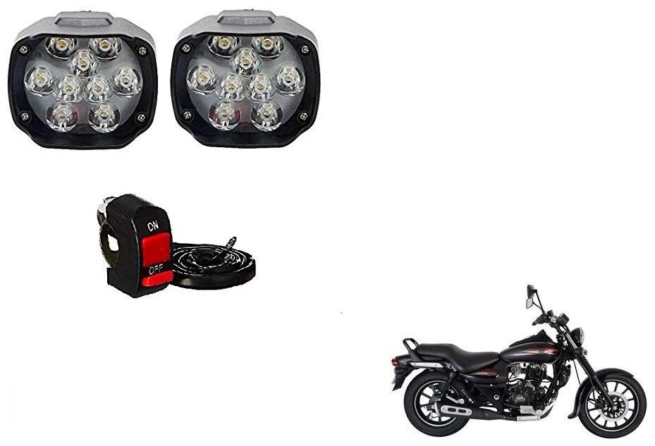 

Skynex 9 led Fog Lamp Assembly set of 2 For Bajaj Avenger Street 220