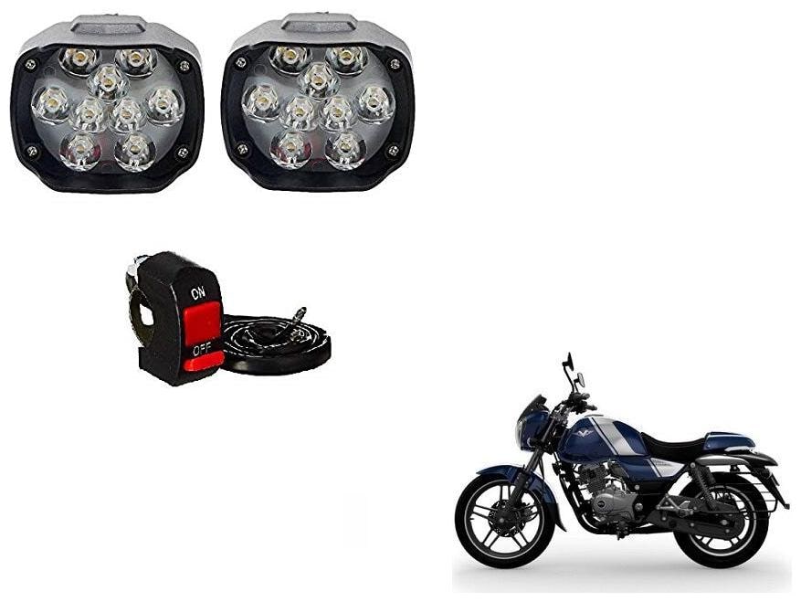 

Skynex 9 led Fog Lamp Assembly set of 2 For Bajaj V12