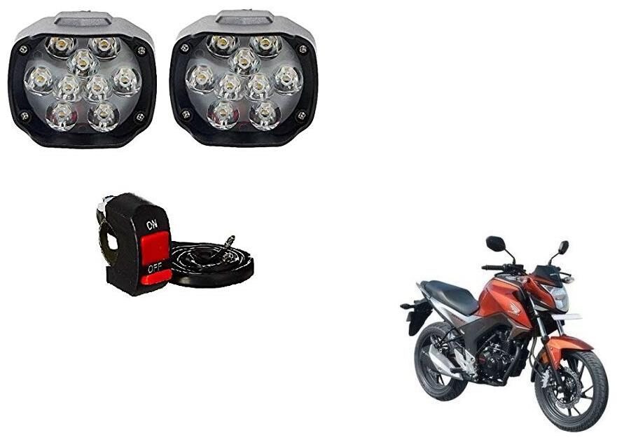 

Skynex 9 led Fog Lamp Assembly set of 2 For Honda CB Unicorn