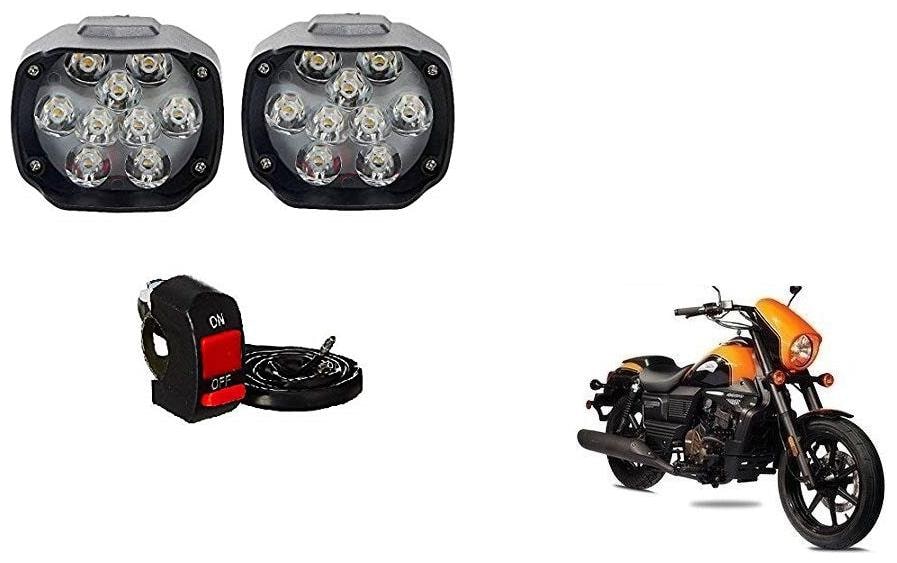

Skynex 9 led Fog Lamp Assembly set of 2 For Royal Enfield Sport
