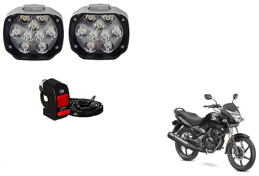 

Skynex 9 led Fog Lamp Assembly set of 2 For Honda CB Unicorn