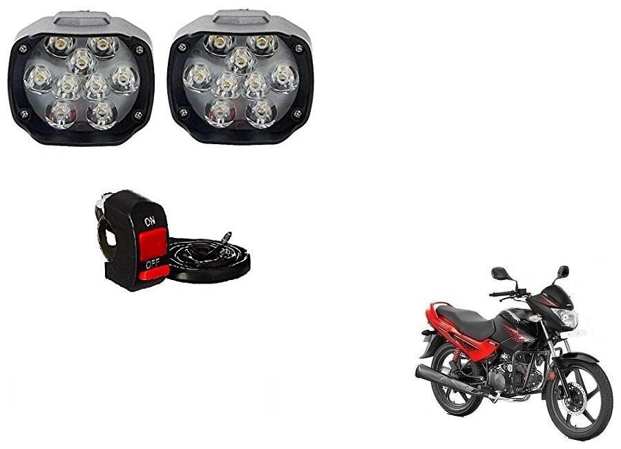 

Skynex 9 led Fog Lamp Assembly set of 2 For Hero Glamour