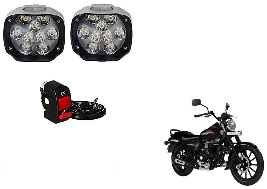 

Skynex 9 led Fog Lamp Assembly set of 2 For Bajaj Avenger Cruise 220