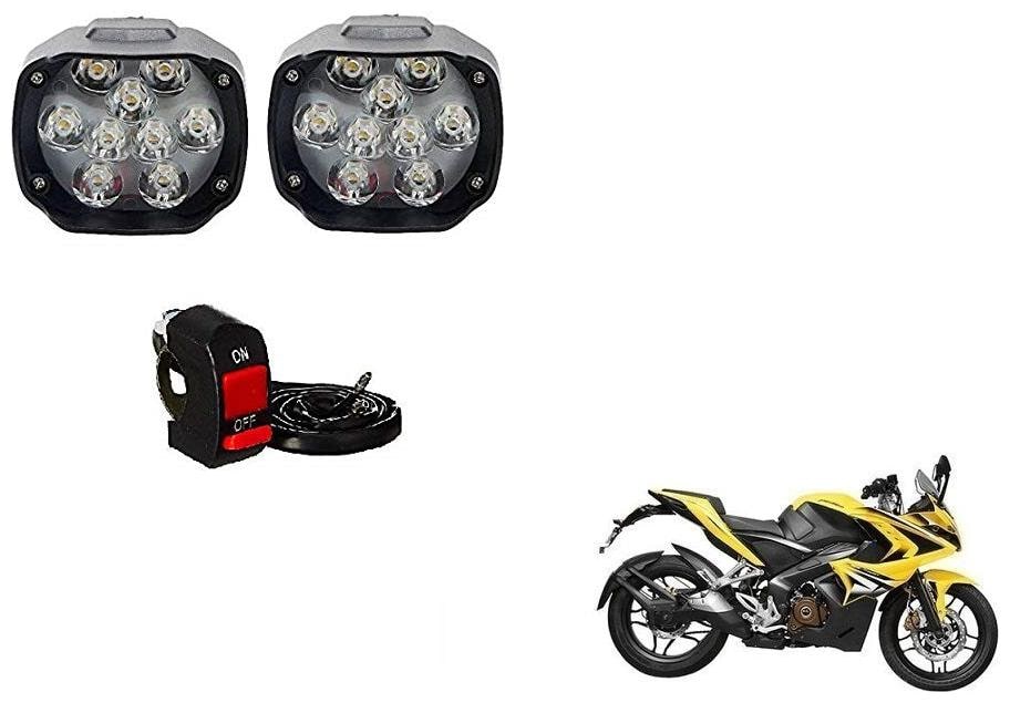 

Skynex 9 led Fog Lamp Assembly set of 2 For Bajaj Pulsar RS 200 STD