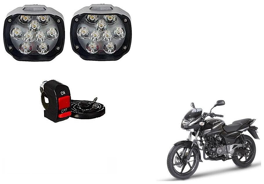 

Skynex 9 led Fog Lamp Assembly set of 2 For Bajaj Pulsar 180