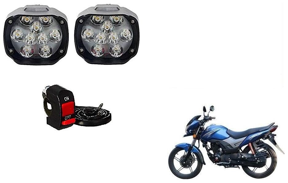 

Skynex 9 led Fog Lamp Assembly set of 2 For Honda CB Unicorn