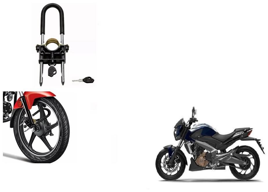 

Skynex U-Type Bike Anti Theft Wheel Lock For Bajaj Pulse