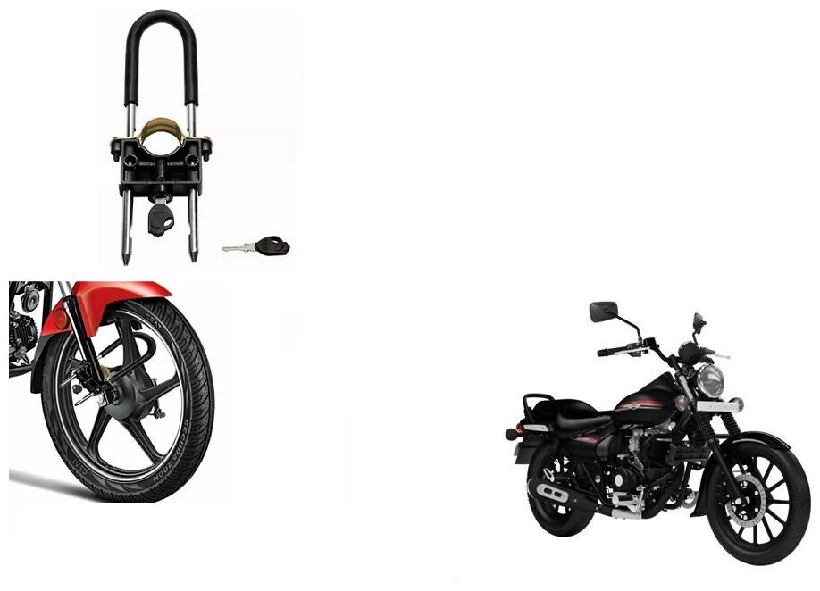

Skynex U-Type Bike Anti Theft Wheel Lock For Bajaj Avenger Cruise 220