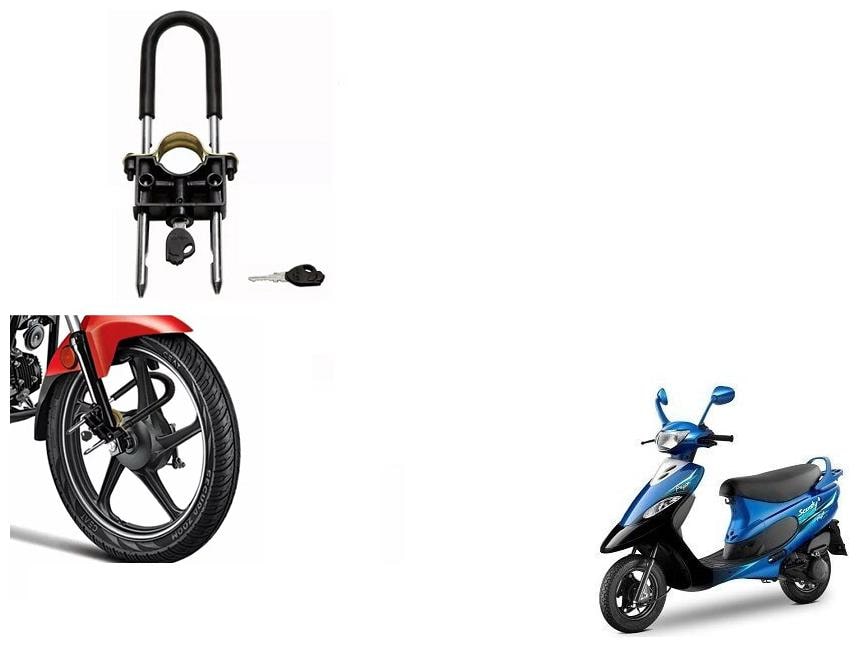 

Skynex U-Type Bike Anti Theft Wheel Lock For TVS Scooty Pep