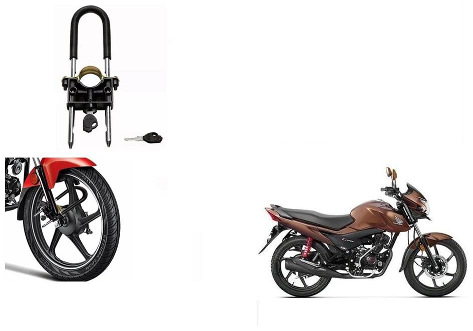 

Skynex U-Type Bike Anti Theft Wheel Lock For Honda LIVO