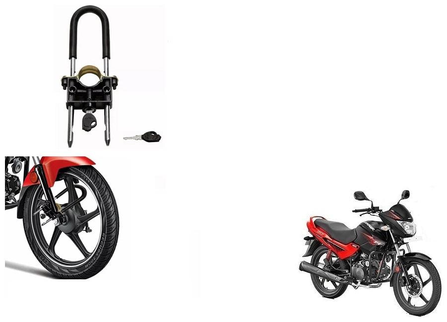 

Skynex U-Type Bike Anti Theft Wheel Lock For Hero Glamour