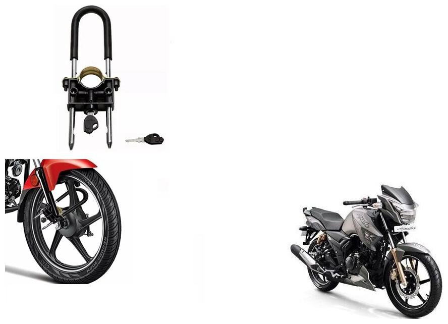 

Skynex U-Type Bike Anti Theft Wheel Lock For TVS Apache RTR 180